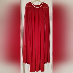 R&M Richards Elegant Red Evening Gown